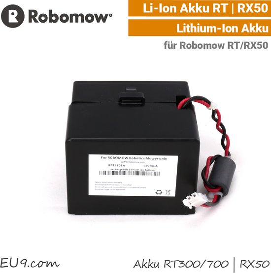 Robomow RT Accu - robotmaaier - Accu voor RT300 en RT700 - Li-ion batterij 4,3 Ah van Merkloos	