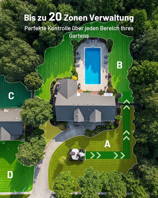 Robot grasmaaier zonder begrenzingsdraad 1500m² – LUBA Mini AWD LiDAR 20cm maaibreedte 80% helling 3D AI Vision GPS 4G slimme robotmaaier – HomebyNicole van Merkloos	