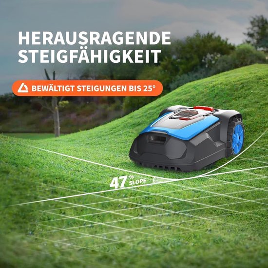 Robotmaaier 1200 m² met App – 22 cm – Industrohome