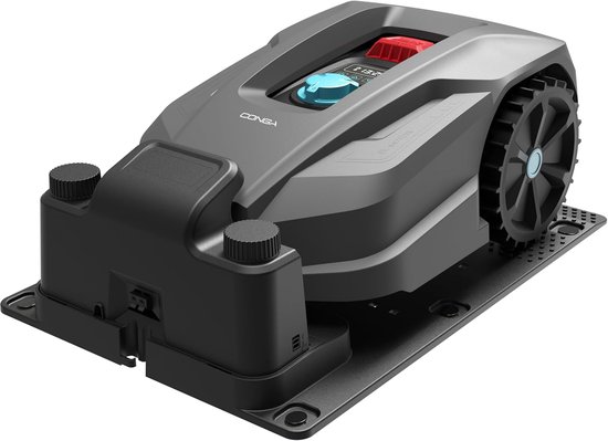 Robotmaaier 800 m² met App Besturing, Digitale Borstelloze Motor, Instelbare Maaihoogte 20-60 mm, Regensensor, Maximale Hellingshoek 35% & Touch Display van Powerplus