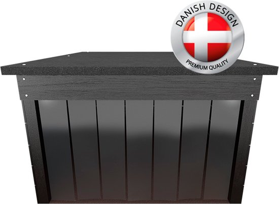 Robotmaaier garage Kubus zwart maat L van Cordaline