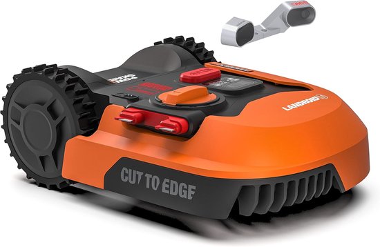 Robotmaaier Landroid WR900E – Draadloze Zelfrijdende Maaier voor Tuinen tot 500 m² – Anti-Collision Systeem & Cut-to-Edge Functie – 20V Li-ion Accu, App-bediening, Stille Maaier van Merkloos	