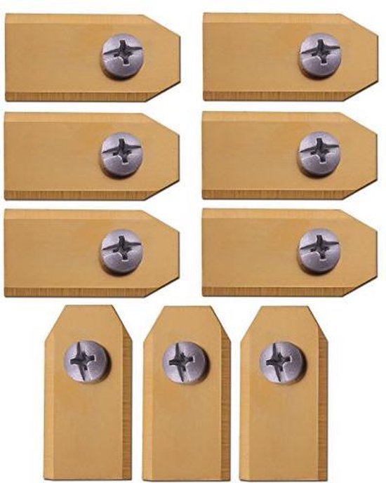 Robotmaaier messen 9 stuks TITANIUM - Geschikt voor GARDENA robotmaaiers van Vikingsvelt