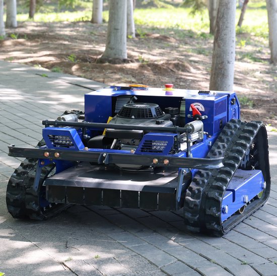 Robotmaaier Rupsbanden - Kleur AWY-550C - 550 mm Maaibreedte - Borstelloze Motor - Zelfrijdend - Voor Hellende Terreinen