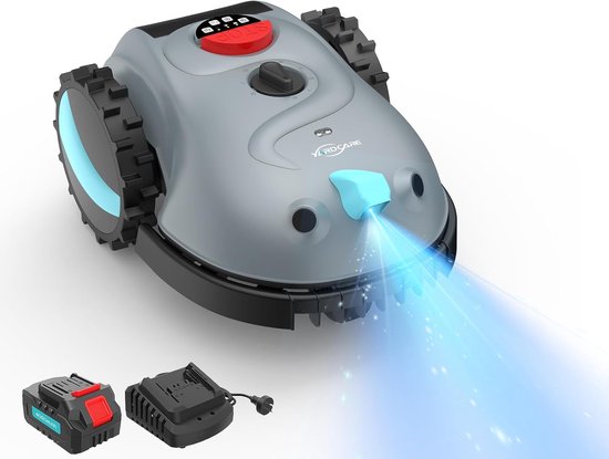 Robotmaaier Zonder Begrenzingsdraad tot 150 m² - Accu Grasmaaier Robot met Visuele Navigatie, Obstakeldetectie, Stille Werking en Vervangbare Messen