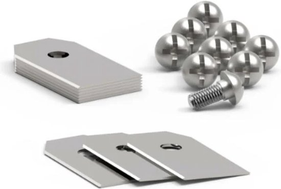 RobotMaaierMessen voor Gardena, Husqvarna, Florabest en McCulloch - RVS (30 Stuks) van Geniey.