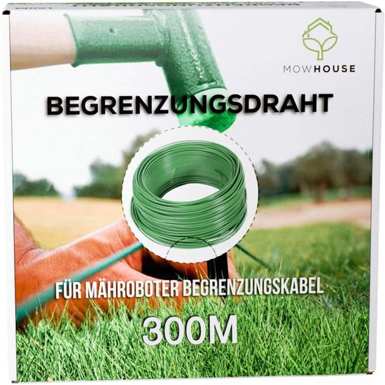 Robotmaaiersnoer 300 meter - Universele perimeterkabel - Voor automatische grasmaaiers - Eenvoudig te leggen - ShopVlot