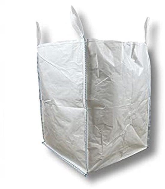 Robuuste Big Bags voor Tuinafval 90 x 90 x 110 cm - 5 stuks, SWL 1.000 kg van Merkloos	