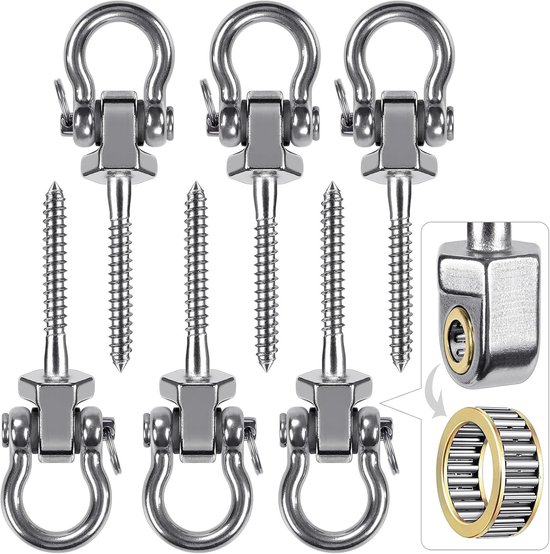 Robuuste en Veelzijdige Ophangset voor Binnen- en Buitengebruik met Draaibaar Lagerontwerp van Merkloos	