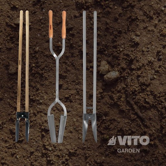 Robuuste Gatspade voor Hekpalen - Handgraafmachine voor Smalle Gaten van Merkloos	