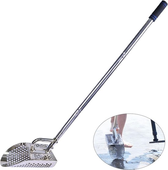 Robuuste Roestvrijstalen Schep voor Metaaldetectie en Schattenjacht van Merkloos	