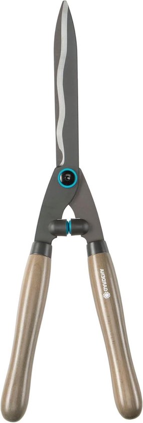 Robuuste tuinschaar voor het snoeien van heggen en dikkere takken - Ergonomische houten handgrepen - Meerkleurig 23 cm Messen met antikleefcoating 12300-20 van GARDENA