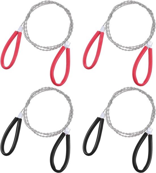 Roestvrij stalen draadzaag 80 cm - Handkettingzaag voor tuinieren en outdoor gebruik