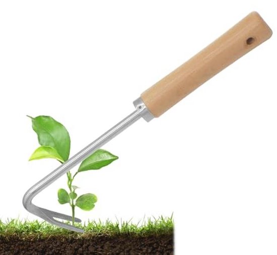 Roestvrij stalen onkruidsteker voor tuinonderhoud - Handgereedschap voor het verwijderen van onkruid en graven van Merkloos	