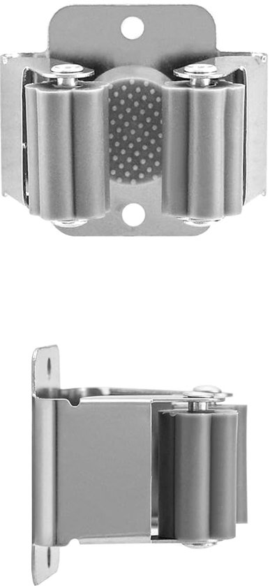 Roestvrijstalen bezemhouder - 10-delige set - geschikt voor badkamer, keuken, garage van Erakor