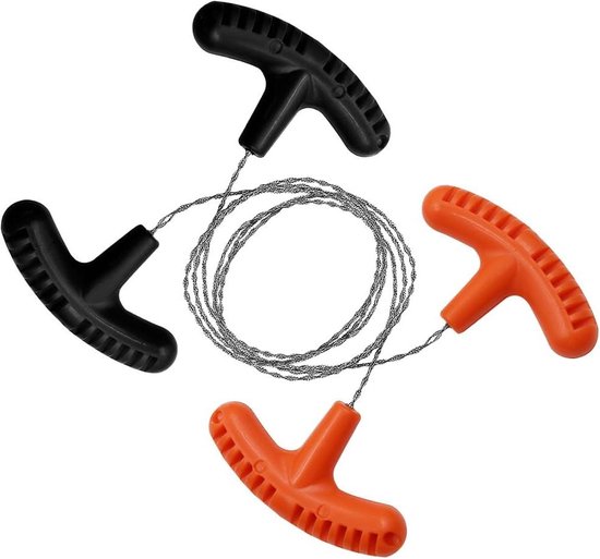 Roestvrijstalen draadzaag 70 cm - Snoeizaag voor camping en tuin - Overlevingsuitrusting van Apoza