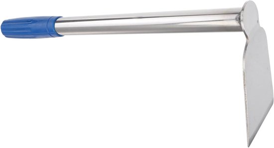 Roestvrijstalen Onkruidhak - Tuinschoffel Handgereedschap - Onkruid Wieden - Ergonomische Handgreep - 35 x 13 x 72 cm - Zilver