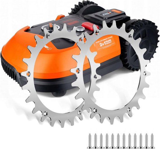 Roestvrijstalen Spikes voor Robotmaaier Wielen (2 Stuks) - Verbeterde Tractie