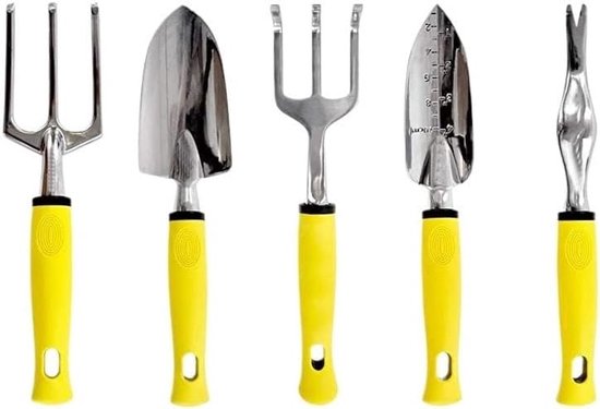 Roestvrijstalen Tuingereedschap - Tuin Sets - Tuinieren Binnen Buiten - Duurzame Roestvrije Constructie - 1500 Gram - One Color