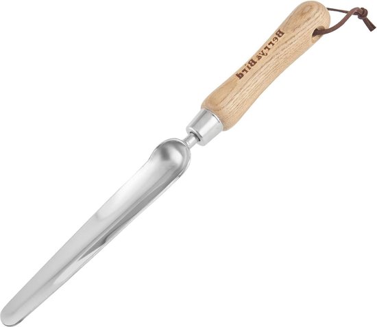 Roestvrijstalen Tuinwiedschop met Houten Handvat - Multifunctioneel Handdibbelgereedschap voor Onkruidverdelging, Tuinwortels en Planten van VOXUTA