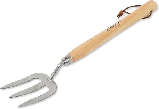 Roestvrijstalen Wietvork 12" - Ergonomisch en Duurzaam Tuingereedschap van DeWit