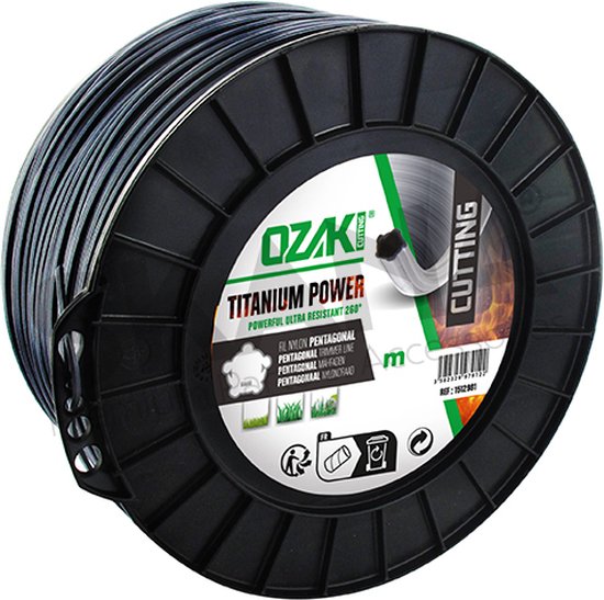 Rol nylondraad OZAKI TITANIUM POWER 3,5mm X 136m van Ozaki