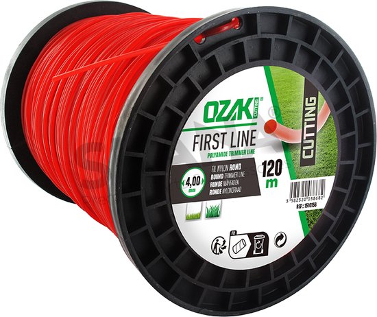 Rol ronde nylondraad OZAKI - Lengte: 120 m, Ø: 4,00mm van Ozaki