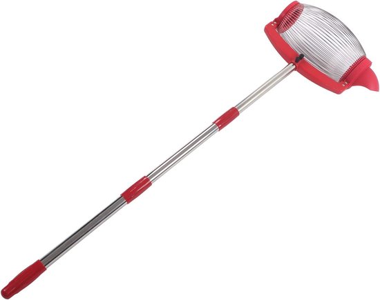 Rolling Nut Harvester Ball Picker - Verstelbare Lange Steel Notenverzamelaar voor Walnoten, Pecannoten, Kastanjes - Handig Outdoor Gereedschap met Roller van Merkloos	