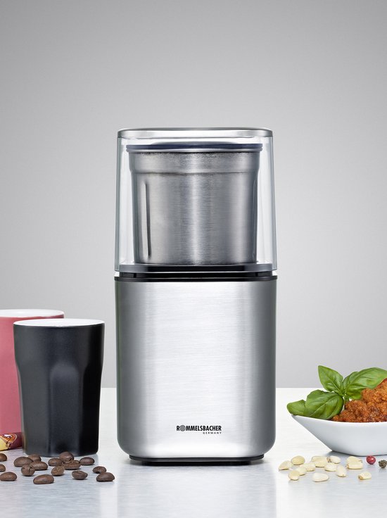 Rommelsbacher Multi Kruiden- en koffiemolen - EKG 200 - Met 2 verwisselbare opzetstukken van Rommelsbacher