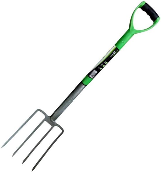RONN® Woelvork - Tuinwoeler - Spitvork - Groen - 97cm x 23cm x 3cm van Merkloos	