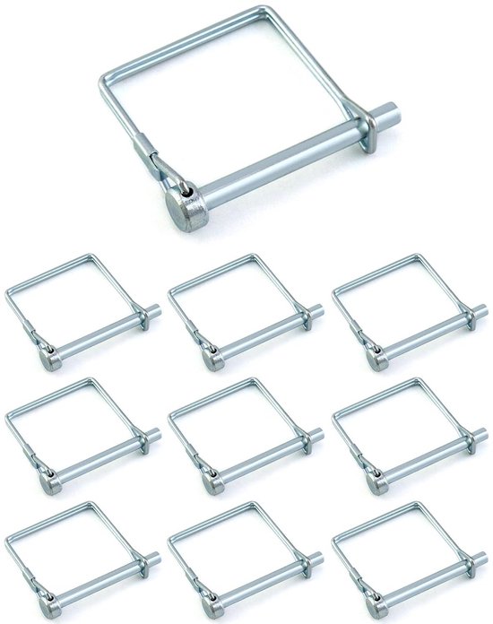 Ronte - Vergrendelpen voor Boerderij Gazon Tuin - Set van 10 - Carbon Staal - 6 x 55mm van Ronte