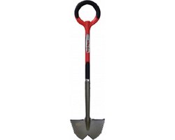 Root Slayer Edger, Halvemaanvormige tuinschep met vlijmscherpe messen - tuingereedschap, tuinschop, bats, spade, schep, schop, van Radius Garden