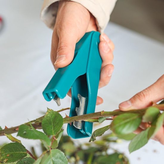 Rose Thorn Stripper Tool - Plastic Bloem Stem & Blad Trimming Tool voor Huis Tuin Bloemist Bloemen Arrangement van Merkloos	