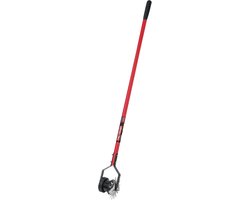 Roterende gazonkantmachine met dubbel wiel, glasvezel handvat, antislip grip, 112 cm van Merkloos	