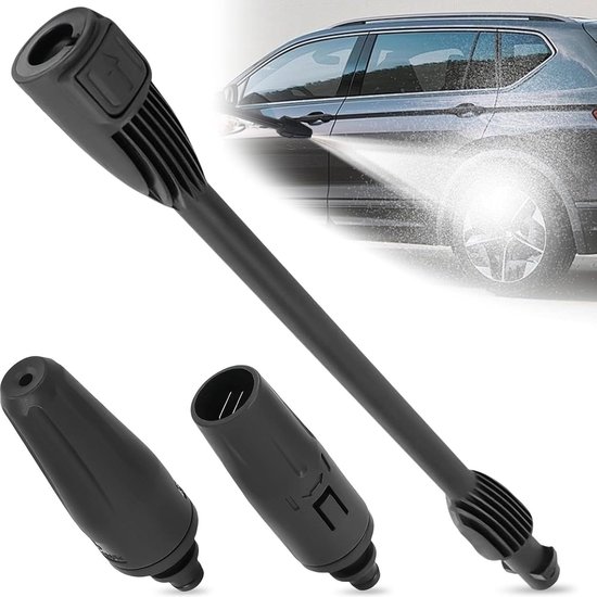 Roterende lans voor hogedrukreiniger - verstelbare straalslang - auto-reinigingsaccessoires . van Merkloos	