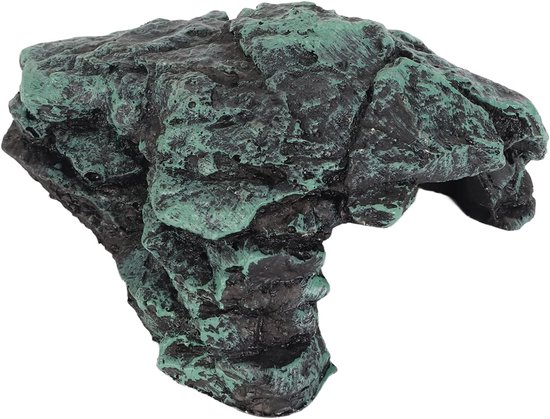 Rots Verbergen Grot Realistisch Stevig Onderkomen voor Kikker Slang Spinnen Hars - Terrarium Decor - Reptielen Accessoires van Merkloos	