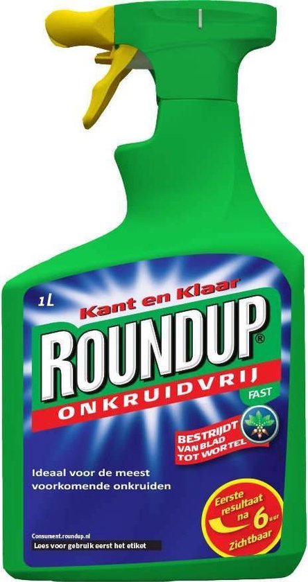 ROUNDUP FAST ONKRUIDVRIJ KANT EN KLAAR 1 LITER van Merkloos	