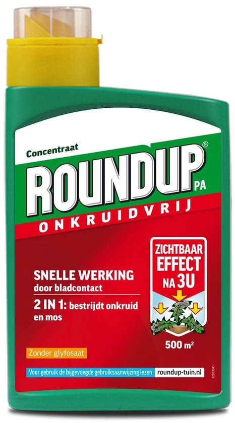 Roundup PA zonder glyfosaat 900 ml (500 m²)