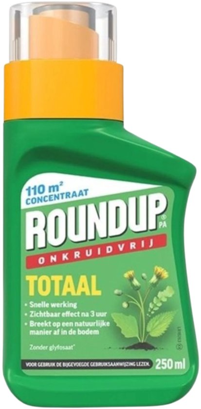 ROUNDUP® Totaal Onkruidvrij Concentraat - 250ml voor 110m² van Roundup
