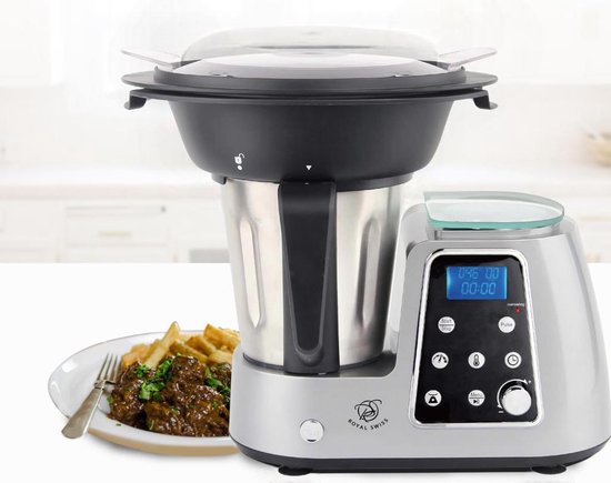 Royal Swiss - Multifunctionele Keukenrobot - Keukenmachine - Foodprocessor - 1800W van Royal Swiss