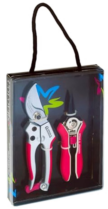 Roze Snoeischaar en Knipschaar Set voor Tuinieren van Merkloos	
