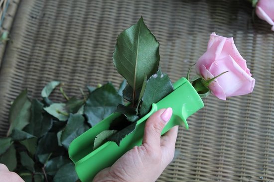 Rozen Stripper - Bloemen Schoonmaker - Stengels Ontdoornen - Beschermt Tegen Prikken - Groen van Merkloos	