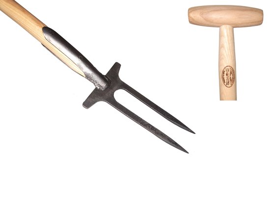 Rozenvork met essen steel van DeWit