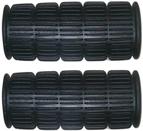 Rubberen greepset - Handvatten en hulzen - Tuinonderhoud - Antislip en schokdempend - 22 stuks - Zwart