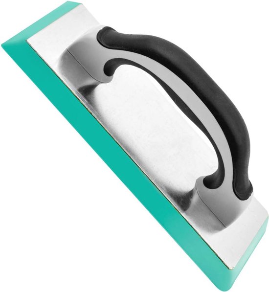 Rubberen voegvlotter 240 mm x 100 mm met massief rubberen basis voor vloertegelvoegwerk van Merkloos	