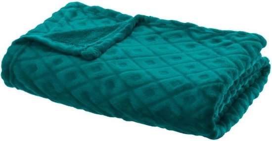 Russle - Woondeken Plaid groen 125*150cm