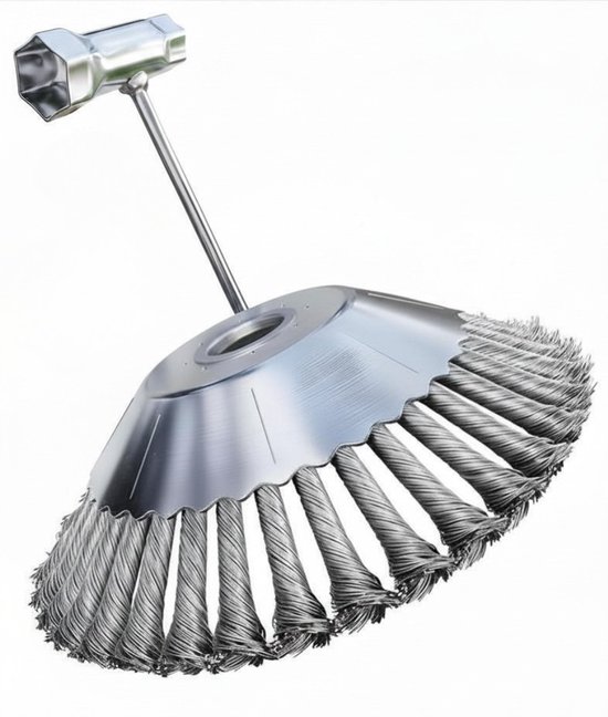 RUX® Onkruidborstel - Onkruidverwijderaars - Onkruidborstel Electrisch - Onkruidverwijderaar Elektrisch - Zilver - 7cm x 21cm x 13cm van Merkloos	