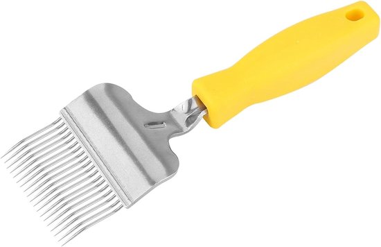 RVS Bijenteelt Voorhoofdshark, Ontstoppen van Honingraat met Metalen Bijenaccessoires voor Imkers van rvs