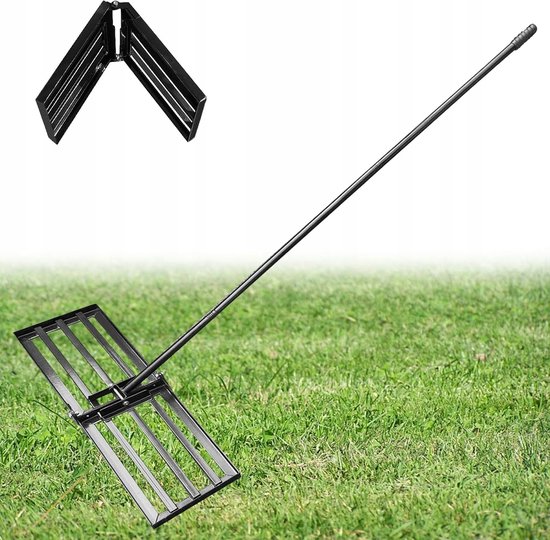 RVS Egalisatiehark 172 cm - Perfect voor Gazon en Tuin van Merkloos	