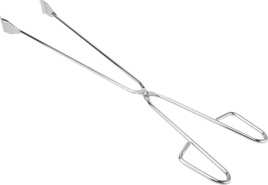 RVS Lange Handgreep 60 cm BBQ Tongs Worst Tongs Afval Pakker Grijphulp Tuinaccessoires van Merkloos	